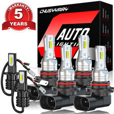 For Toyota Supra 1994-1998 Led Headlight High Low Beam Fog Lights Bulbs