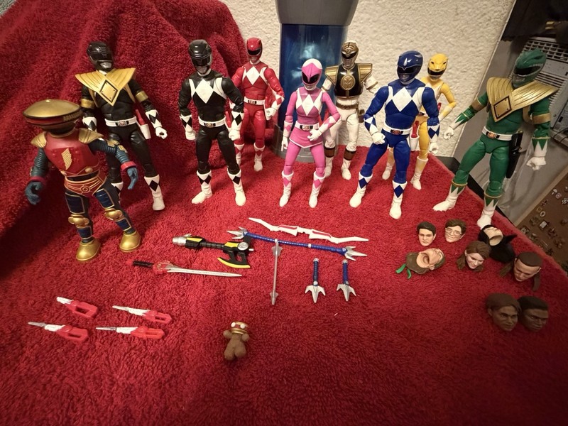 Lightning collection mighty Morphin, Power Rangers 10 figure a lot