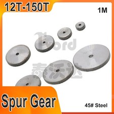 1 Mod 12T-150T 45 Steel Spur Gear Thickness 10mm Motor Pinion Transmission Gear