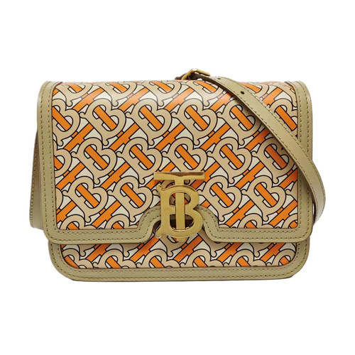 BURBERRY TB Crossbody bags Leather Brown Free Shipping | Duties Paid