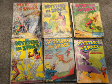 Lot of 13 silver age Mystery in Space DC Comics low grade