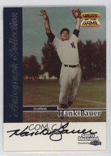 1999 Fleer Sports Illustrated Greats of the Game Auto Hank Bauer Auto yj7