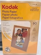 Kodak Gloss Photo Paper 60 sheet 4x6" Sealed New EasyShare