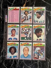 1977 Topps Football Miami Dolphins Team Set 24ct Bob Griese, Jim Langer
