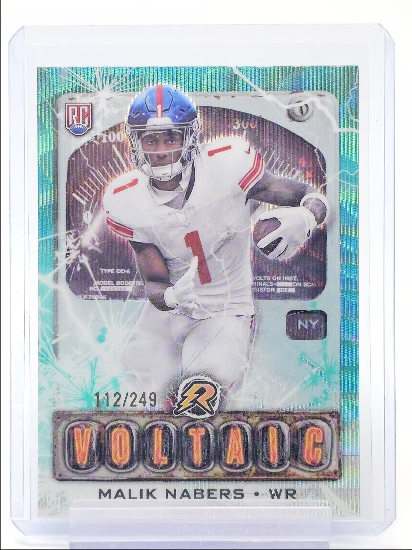 MALIK NABERS 2024 TOPPS RESURGENCE VOLTAIC ROOKIE AQUA SURGE RC /249 Q5997