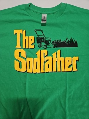 New size medium t shirt the sod father green yellow black A16
