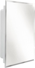 RV Medicine Cabinet 16" x 22" White Mirror Cabinet Made in USA