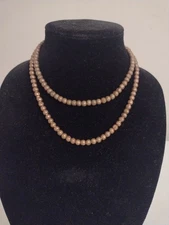 Vintage Copper Healing Necklace Beaded Handcrafted Jewelry