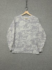 Lululemon Perfectly Oversized Crew Sweatshirt Women's Size 4 Gray Camo Crewneck