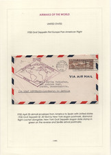 US 1930 SPAIN GRAF ZEPPELIN ROUND THE WORLD FLIGHT LAKEHURST NEW JERSEY