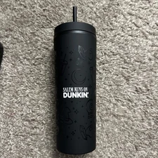 "Salem Runs On Dunkin" Tumbler - 2025 Halloween Collectible - New 18 oz