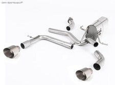 Milltek Duplex Sportauspuff Suzuki Swift Sport 5 Typ AZ je 115mm rund Titan matt