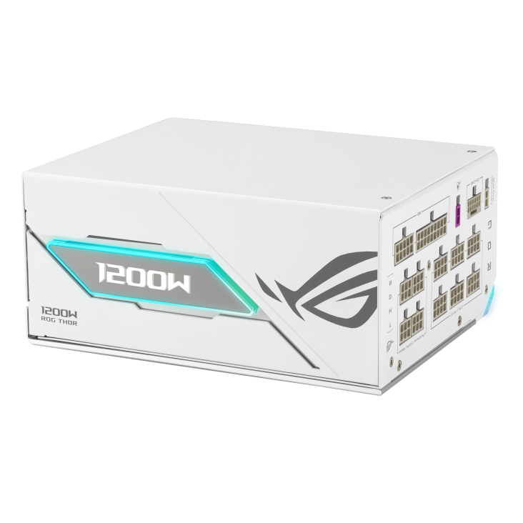 ASUS ROG Thor 1200W Platinum III White Edition Supply ATX 3.1 OLED