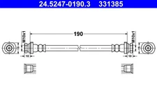 Rear Axle ATE 24.5247-0190.3 Brake Hose for Nissan