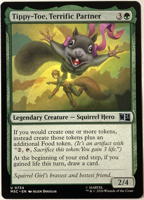 MTG Tippy-Toe, Terrific Partner Commander: Marvel Super Heroes 734 NM