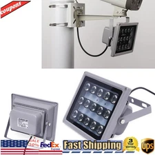 IR Infrared Illuminator Lamp 30W 12V Night Vision Security Floodlight For CCTV