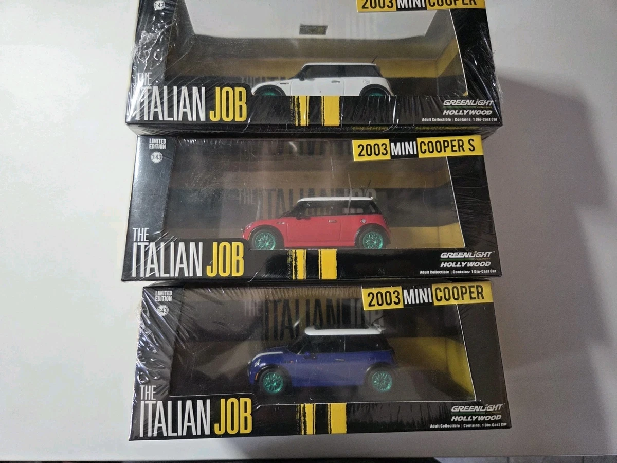 The Italian Job Mini Cooper Contemporary Manufacture Diecast Cars