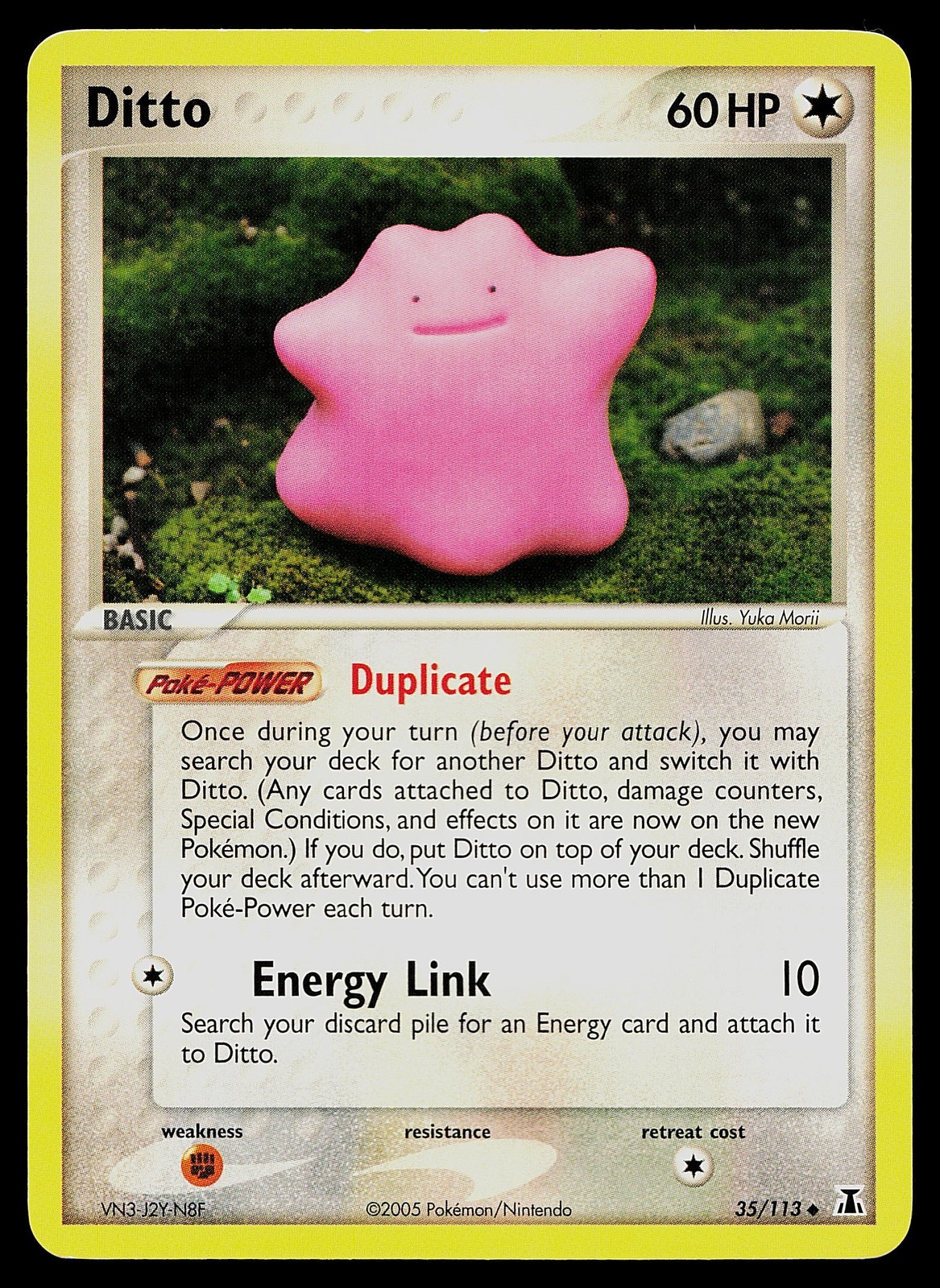 Pokemon Card - Ditto Delta Species 35/113 Uncommon