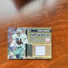2010 Donruss Elite - Throwback Threads Deion Sanders #1 /299 (MEM)