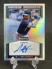 2022 Panini Prizm Draft Picks Signing Sessions MJ Melendez #SS-MM Rookie Auto RC