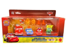 Disney Pixar Cars Race Rescue Crew 4-Pack Diecast Cars Accessories Mattel