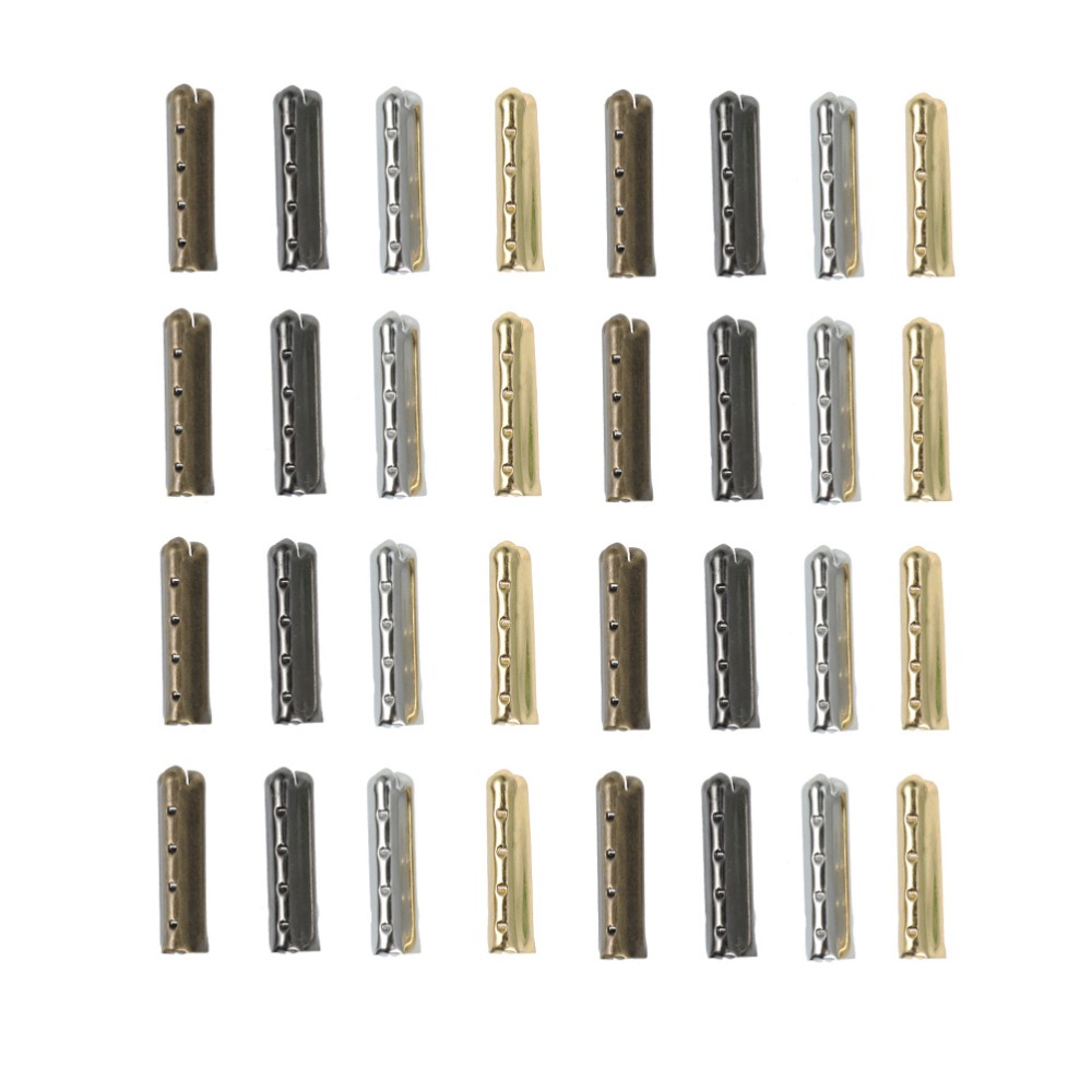 APL 200 pezzi pratici lacci per scarpe fai da te utili lacci per scarpe in metallo punte per scarpe