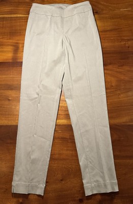 Slim-Sation Multiples Women Gray Slimming Stretch Pants Tummy Control Sz 2 - NEW