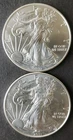 Two 2011 $1 American Silver Eagle Dollars