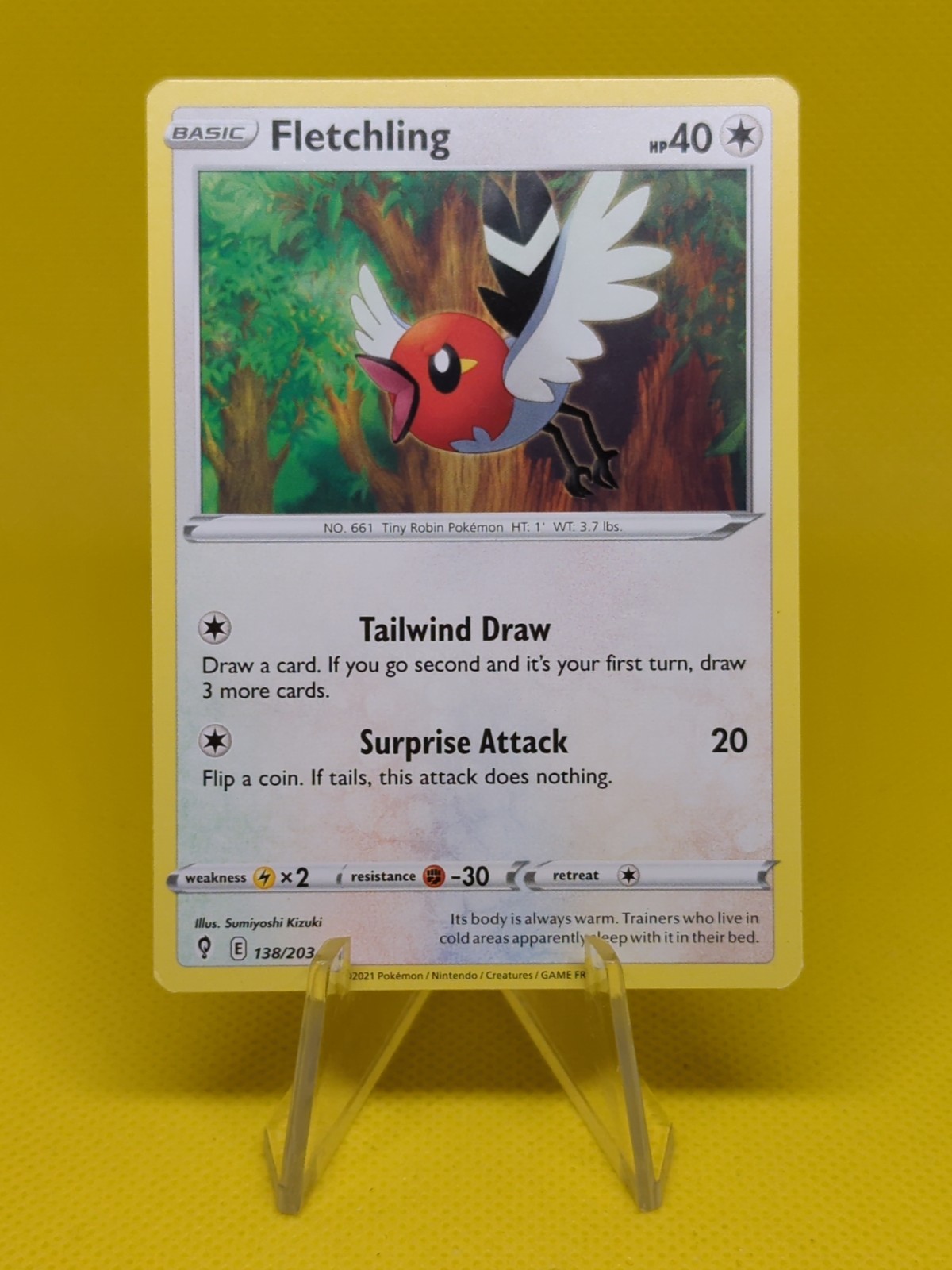 Pokemon - Fletchling - 138/203 - Common