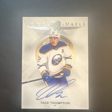 Upper Deck The Cup Logomarks Tage Thompson Buffalo Sabres Auto Insert LM-TT
