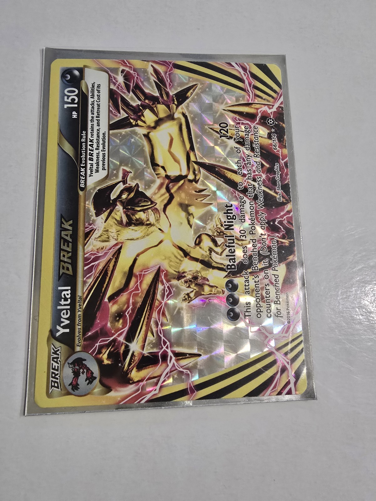 Yveltal BREAK - 66/114 - Steam Siege - LP