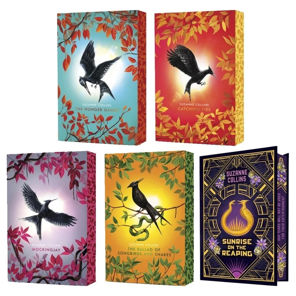 Hunger Games Deluxe Collection 5 Books Set By Suzanne Catching Fire Deluxe