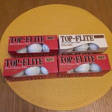 4 X Packs of 3 Top Flite Golf Balls 3 Packs XL balls & 1 Pack Plus  balls boxed 