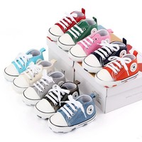 Newborn Baby Boy Girl Pram Shoes Infant Sneakers Toddler PreWalker Trainers 