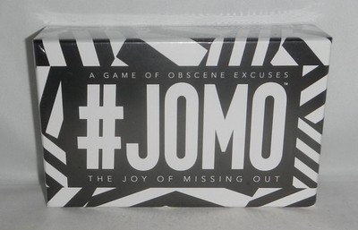 #JOMO Joy Of Missing Out Card Game of Obscene Excuses Bubblegum Stuff NEW SEALED