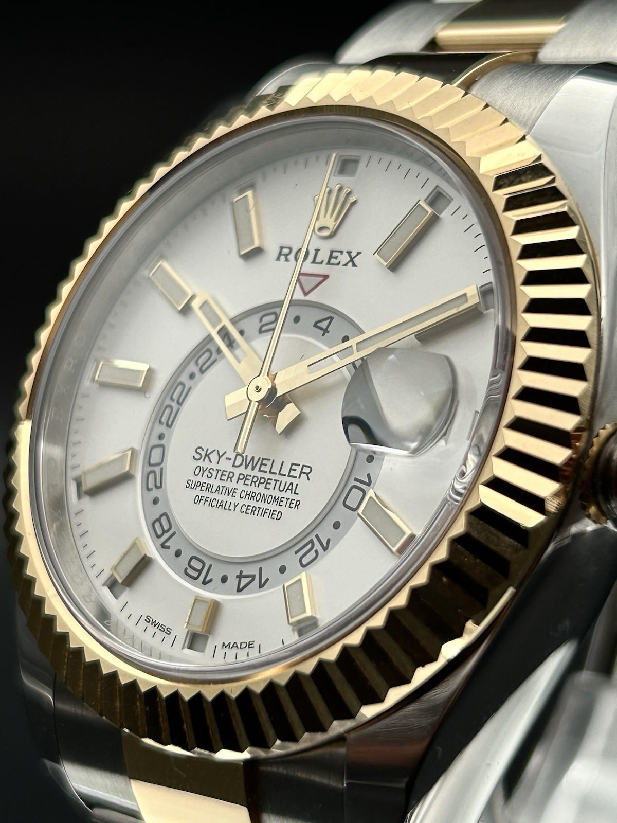 Rolex Sky-Dweller 326933 Two Tone White Dial Full Set & Unworn image 7