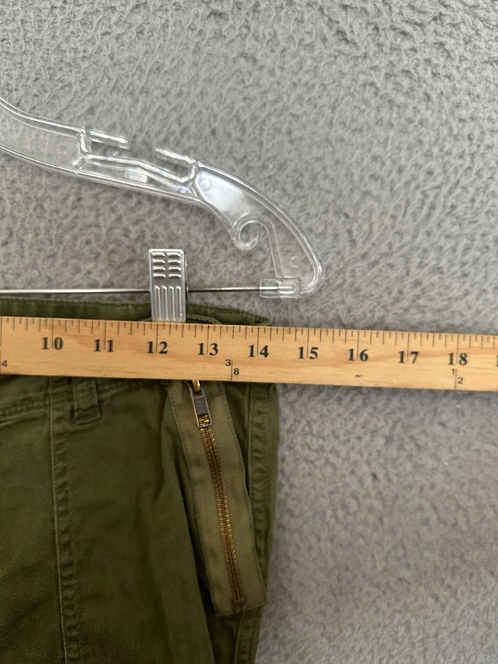 Crewcuts Boys Pants Size 14 Green Zipper Pocket Kids youth Cotton - Image 4 of 4