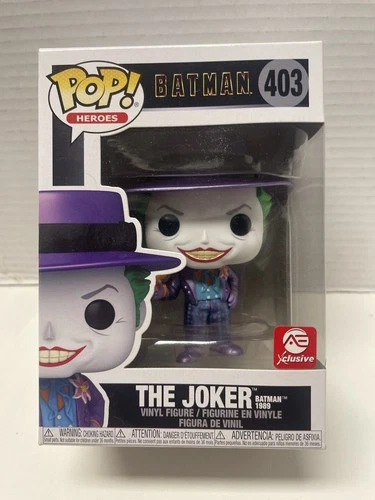 Funko Pop! Heroes: DC The Joker Batman 1989 #403 - AE Xclusive New. Free Ship!!!