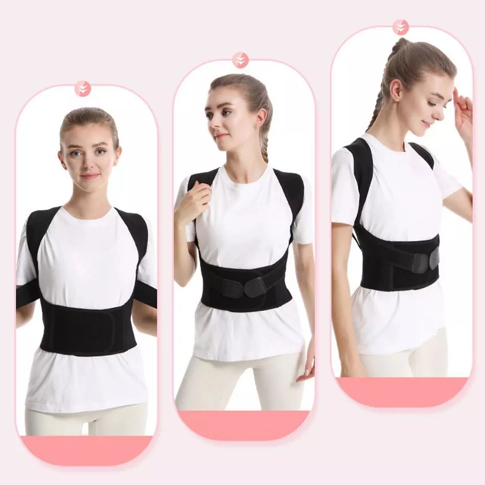 Rückenhalter Geradehalter Sport Rückenbandage Haltungskorrektur Stabilisator DHL - Bild 4 von 4