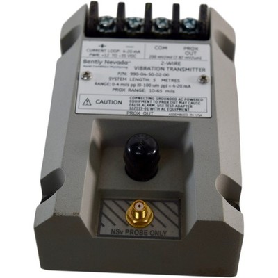 NEW Bently Nevada 990-04-50-02-00 Vibration Transmitter 0-4mil 4-20mA 5m