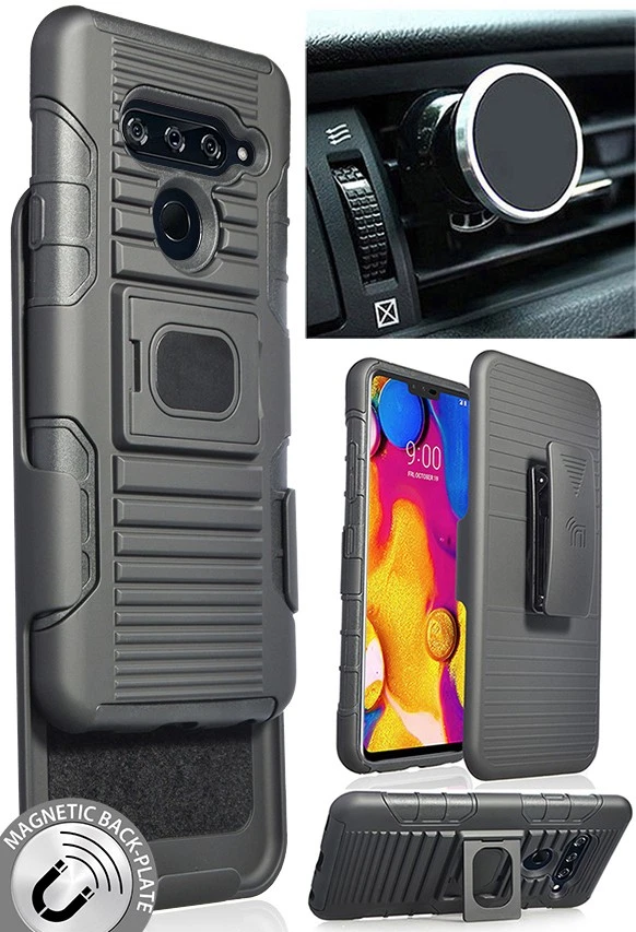SCL Custodia Trasparente Antiurdo In TPU Per LG V40 - Sottile, Morbida, Antigraffio