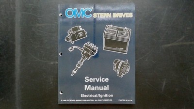 OMC Stern Drives Service Manual Electrical Ignition 1985 Marine Boat