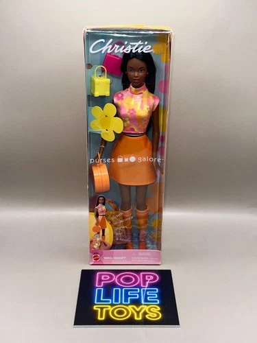 Vintage 2002 Mattel Barbie “Purses Galore Christie” #56680 *NRFB*