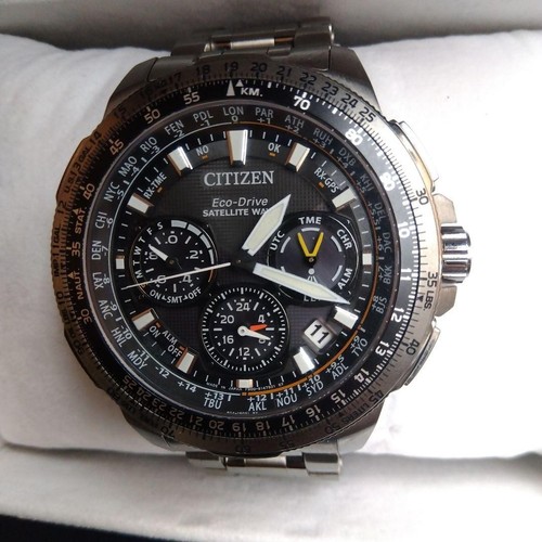 OROLOGIO CITIZEN ATTESA CC9017-59E Satellite Wave Eco-Drive Titanio Quarzo Giappone EUR 690,98