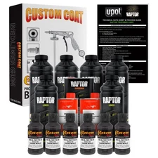 Raptor Charcoal Metallic Urethane Spray-On Truck Bed Liner Spray Gun, 6 Liters