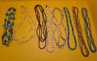8 MCM Beaded Necklaces Including Shells, Sea Beads, Chunky & Natural Beads — photo 1