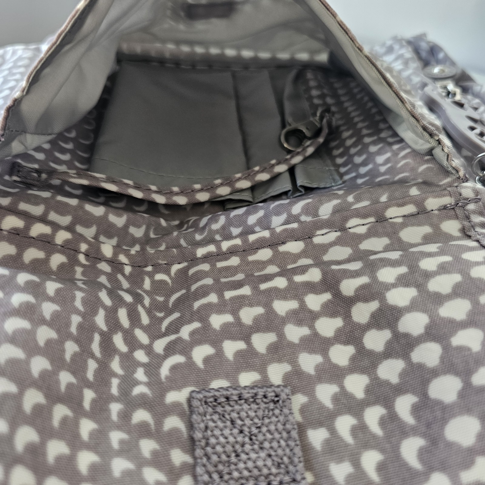 Kipling Fairfax If Large Bag Monkey Grey Cuckoo Greige - New With Tags image 10
