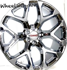 20 Chrome Snowflake Sfo 5668 Wheels Fits 2022 Gmc Sierra 1500 Denali At4 6x5.5 20 Chrome Snowflake Sfo 5668 Wheels Fits 2022 Gmc Sierra 1500 Denali At4 6x5.5