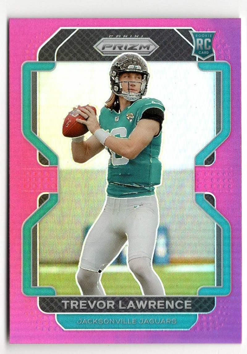 2021 Panini Prizm Trevor Lawrence Pink #331 Rookie RC SP | Jacksonville Jaguars
