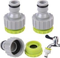 Wasserhahn Adapter Gartenschlauch 1/2 Zoll 3/4 Zoll Kunststoff